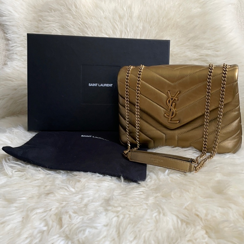 YSL Loulou Small Quilted Chain Bag - Picture 3 of 17